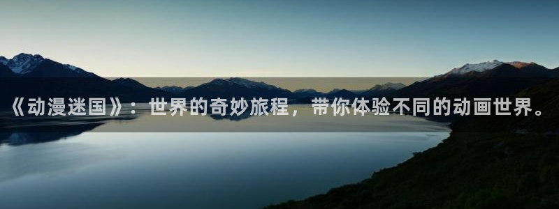 《囧次元》：《动漫迷国》：世界的奇妙旅程，带你体验不同的动画世界。