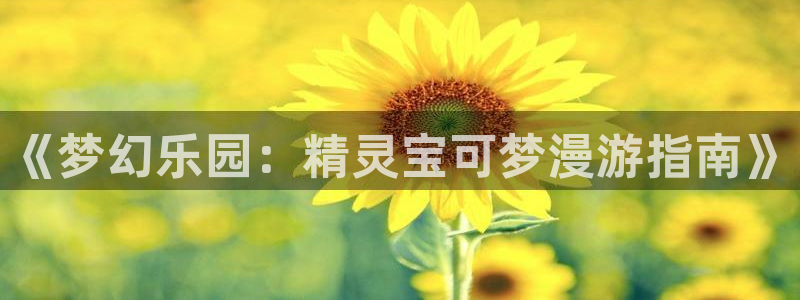 囧次元app官方下载：《梦幻乐园：精灵宝可梦漫游指南》